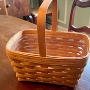 Longaberger Spring Basket with plastic liner. Bought in early 1990’s.